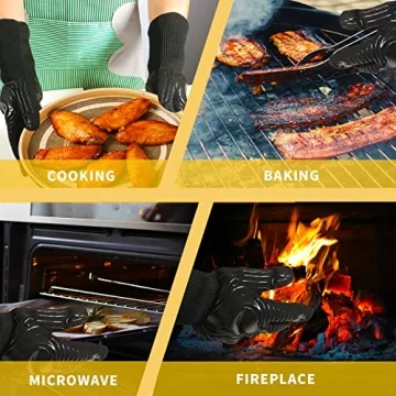 BBQ Gloves for Safe Grilling and Cooking with Style