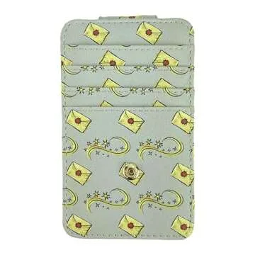 Harry Potter Card Holder Wallet Slim Compact (Gray)