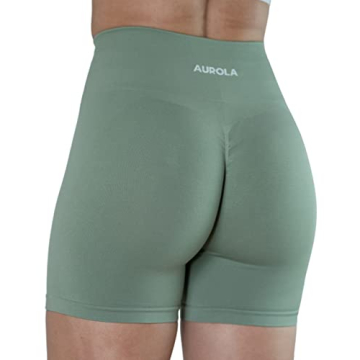 AUROLA Intensify Workout Shorts for Women - High Waisted, Moisture-Wicking, Stylish