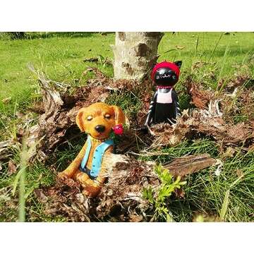 Alpha Go Cell Phone Holder, Yoga Black Cat Smartphone Stand, Dock, Cradle, Compatible with iPhone, All Android Smartphone Charging, Desktop Accessories Pal