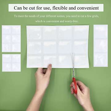 Dry Ice Pack Sheet for Shipping Frozen Food Flexible Ice Blanket for Cooler Long Lasting Cold Pack Automatic Water Absorption 24 Cells Each, 10 Sheets