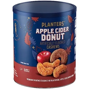Apple Cider Donut Cashews - Fall Snack Canister