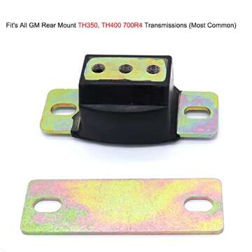 MOCW for Polyurethane Transmission Mount TH350 TH400 700R4 Compatible with Chevy Turbo GM Cars Trucks Rear Trans Mount Replace # 472-PU