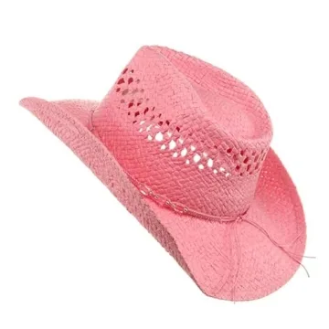 MG Women's Stylish Pink Cowboy Hat for All Occasions