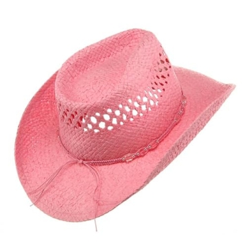 MG Women's Stylish Pink Cowboy Hat for All Occasions