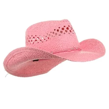 MG Women's Stylish Pink Cowboy Hat for All Occasions
