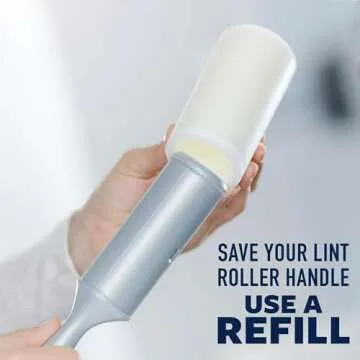 Scotch-Brite Everyday Clean Lint Roller, Lint Roller for Pet Hair, Clothing, Furniture and More, 1 Lint Roller, 70 Sheets Total, Lint Remover, Lint Remover for Clothes, Pet Hair Removal
