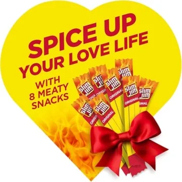 Slim Jim Meat Sticks Gift Box for Valentine's Day Treats