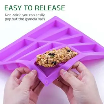 8 Cavity Granola Bar Mold for Homemade Energy Bars