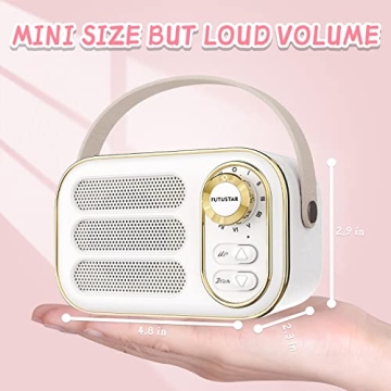 Retro Bluetooth Speaker with Crystal Clear Sound & Portable Design