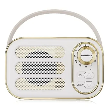 Retro Bluetooth Speaker with Crystal Clear Sound & Portable Design