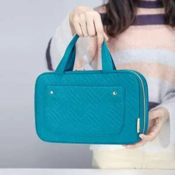 Yarwo Knitting Needles Case for Crochet Hooks and More