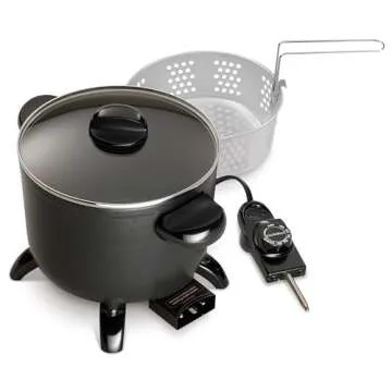 Presto 06006 Kitchen Kettle Multi-Cooker/Steamer, Black