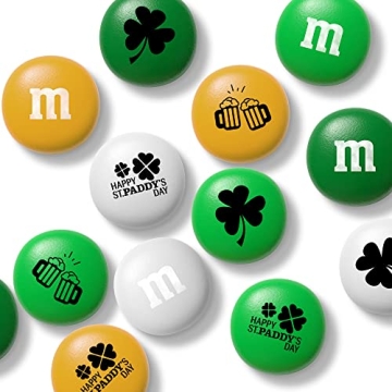 M&M'S St Patricks Day Candy - 2 lbs Resealable Pack