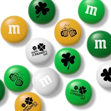 M&M'S St Patricks Day Candy - 2 lbs Resealable Pack