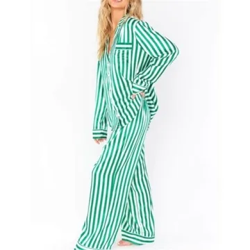 Yuemengxuan Floral Pajama Set for Women Lounge Wear