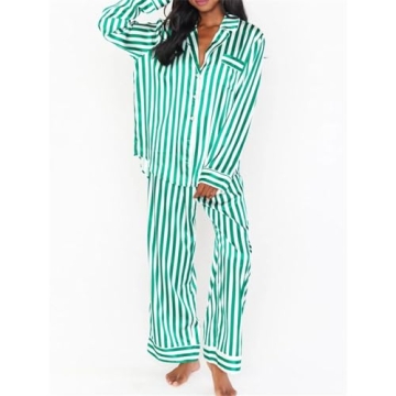 Yuemengxuan Floral Pajama Set for Women Lounge Wear