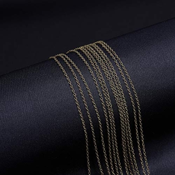 SUNNYCLUE Antique Bronze Jewelry Chain for DIY Projects