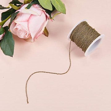 SUNNYCLUE Antique Bronze Jewelry Chain for DIY Projects