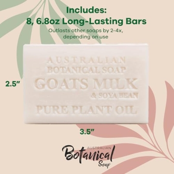 Australian Goat Milk Soap Bars - Luxurious & Gentle for All Skin Types