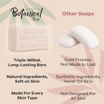 Australian Goat Milk Soap Bars - Luxurious & Gentle for All Skin Types