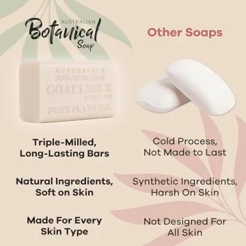 Australian Goat Milk Soap Bars - Luxurious & Gentle for All Skin Types