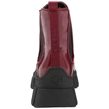 Stylish GUESS Women's Hestia Combat Boot in Red - Comfortable & Chic