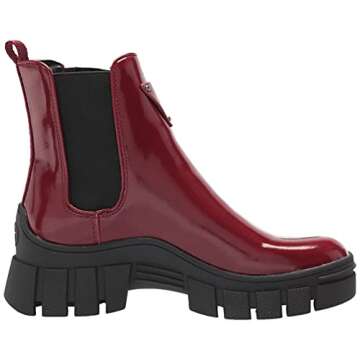 Stylish GUESS Women's Hestia Combat Boot in Red - Comfortable & Chic