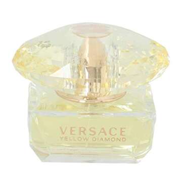 Versace Eau De Toilette Spray for Women, Yellow Diamond, 1.7 Ounce