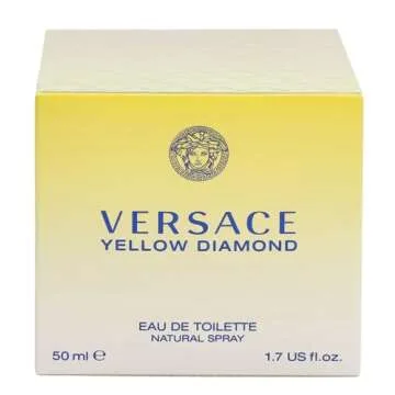 Versace Eau De Toilette Spray for Women, Yellow Diamond, 1.7 Ounce
