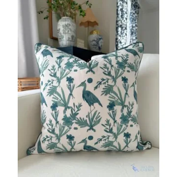 Jillien Harbor Coastal Pillow Cover for Elegant Home Décor