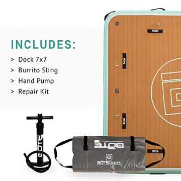 Bote Dock 7 Inflatable Lake Float for Family Fun