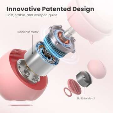 Tilhumt Electric Bead Spinner with Positioning Mat, Clay Bead Spinner for Jewelry Making and Friendship Bracelets Making, Including Needles, Elastic String and Cartoon Stickers, Gift for Girls