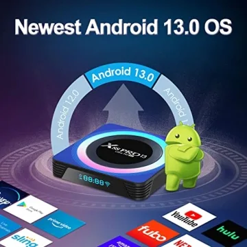 EASYTONE 2024 Android TV Box with 8K Support and WiFi 6