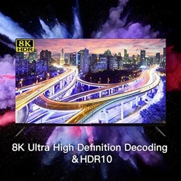 EASYTONE 2024 Android TV Box with 8K Support and WiFi 6