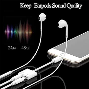 Apple Dual Lightning Headphone Adapter for iPhone