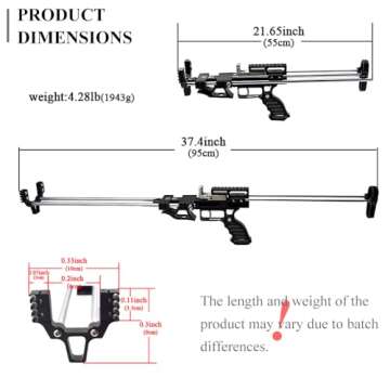 Piaoyu Professional Slingshot Rifle: Heavy-Duty Outdoor Hunting Tool