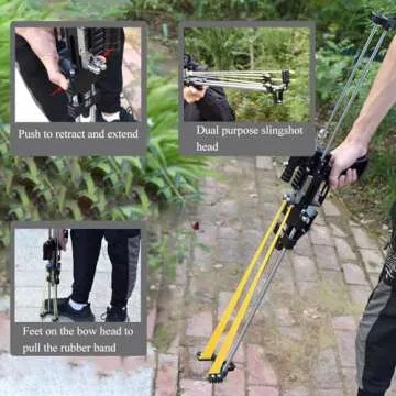 Powerful Adult Slingshot for Outdoor Hunting Fun