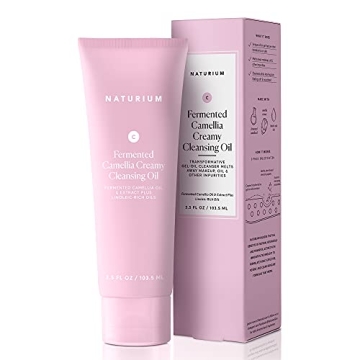 Naturium Camellia Creamy Cleansing Oil - Gentle Makeup Remover & Skin Hydrator