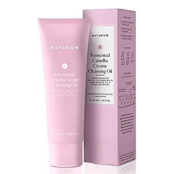Naturium Camellia Creamy Cleansing Oil - Gentle Makeup Remover & Skin Hydrator