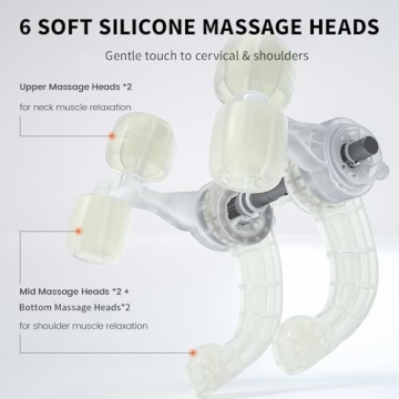 Breo N5 Mini Neck Massager with Heat for Muscle Relaxation