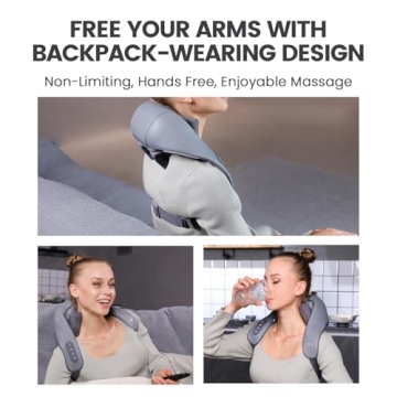 Breo N5 Mini Neck Massager with Heat for Muscle Relaxation