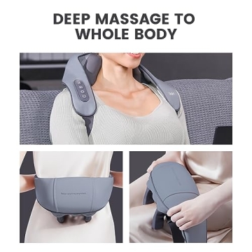 Breo N5 Mini Neck Massager with Heat for Muscle Relaxation