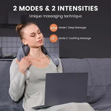 Breo N5 Mini Neck Massager with Heat for Muscle Relaxation