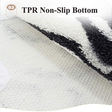 Tiger Print Rug for Kids, Cute Faux Animal Area Rug