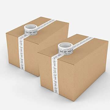 Mobiusea Creation Thank You for Supporting My Small Business Packing Tape | 1.88 Inch x 54 Yard | 3-Pack | Shipping Tape for Small Business Packaging Supplies, Cute Packing Tape Moving Supplies