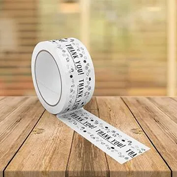 Mobiusea Creation Thank You for Supporting My Small Business Packing Tape | 1.88 Inch x 54 Yard | 3-Pack | Shipping Tape for Small Business Packaging Supplies, Cute Packing Tape Moving Supplies