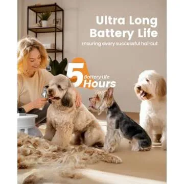 Oneisall Cordless Dog Grooming Clippers for Heavy Coats