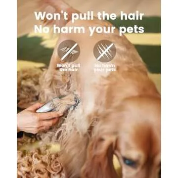 Oneisall Cordless Dog Grooming Clippers for Heavy Coats