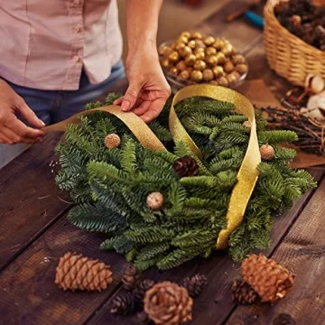 12-Inch Green Wire Wreath Frames for Festive Crafts